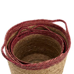 Panier Tresse Bicolore X3