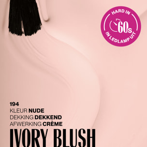 Vernis semi-permanent - 194 Ivory Blush - 15 ml