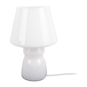 Classic Glass - Lampe à poser en verre - Couleur - Blanc