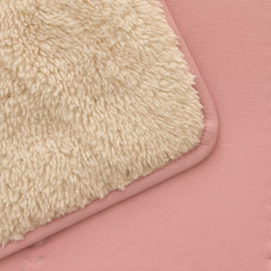 Edredón infantil reversible con borreguito suave Repola color rosa Microfibra