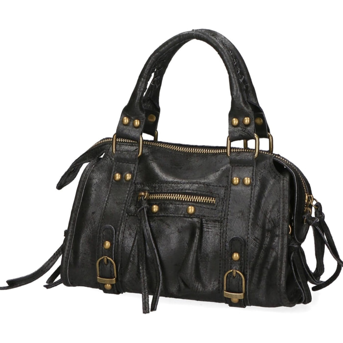 Borsa a spalla da donna - Modello Erisia - Vera pelle - 25.0 x 15.0 x 10.0 cm