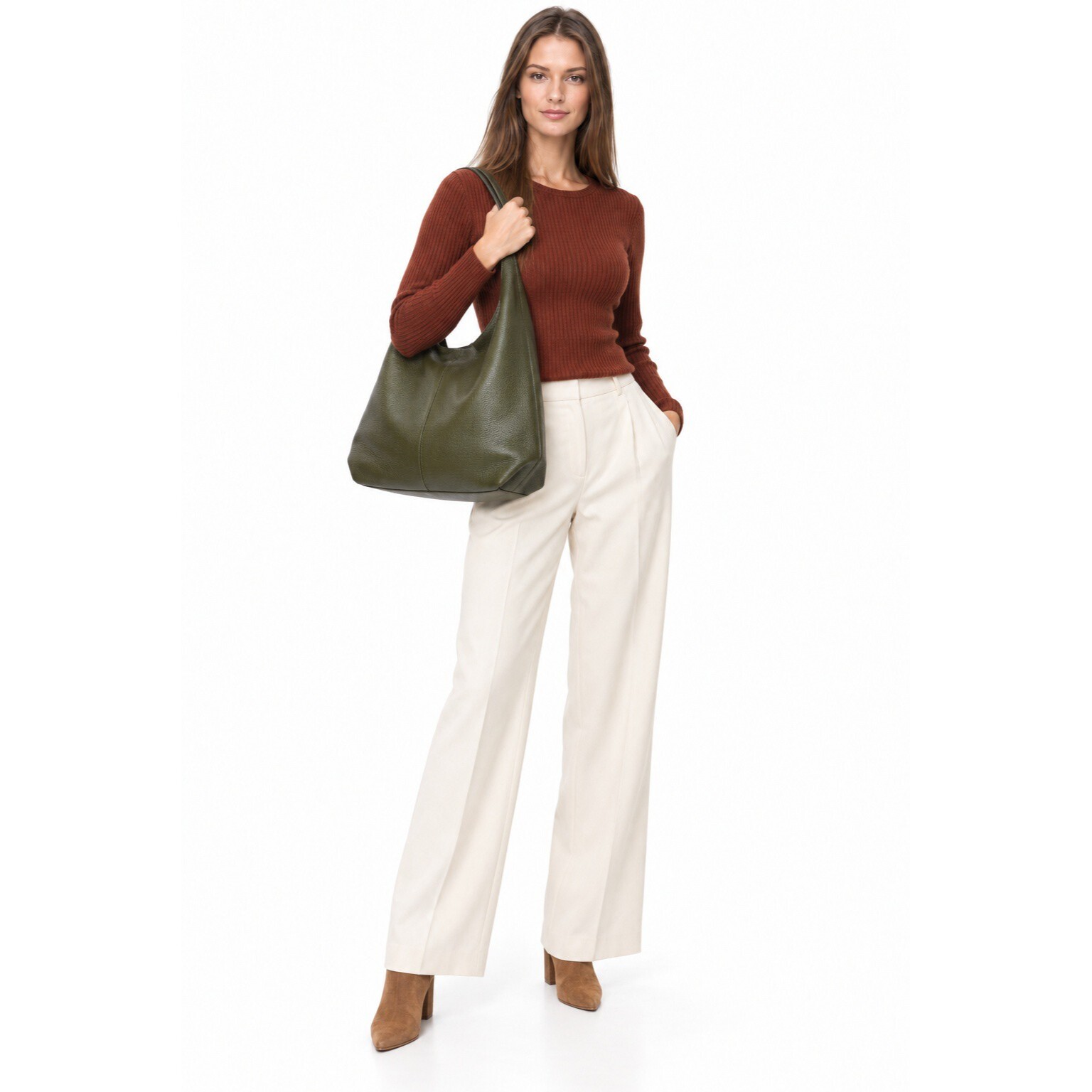 Shopper Anna Luchini Verde