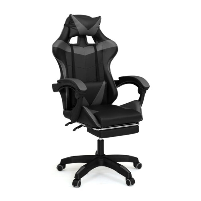 Fauteuil spécial gaming - Gris