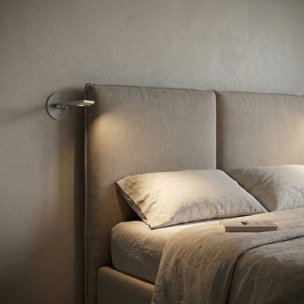 LEDS C4 Aplique On-Off Led 3W 3000K Gris 80Lm