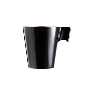 6 tazas 8 cl Negro Flashy - Luminarc