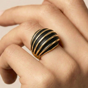 Anillo Belin acabado oro amarillo 18k