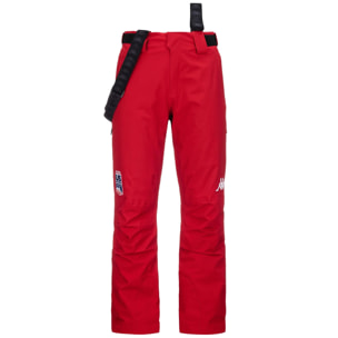 Kappa - Pantaloni Uomo Rosso - 8Cento 864 Us