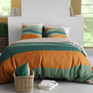 Parure housse de couette 3pcs 100% coton 57 fils malo