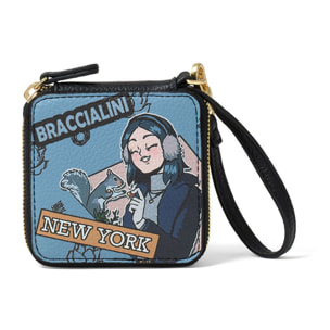 Portafoglio  da donna In Poliestere e Poliuretano Prodotto artigianale 37x27,5x15 cm