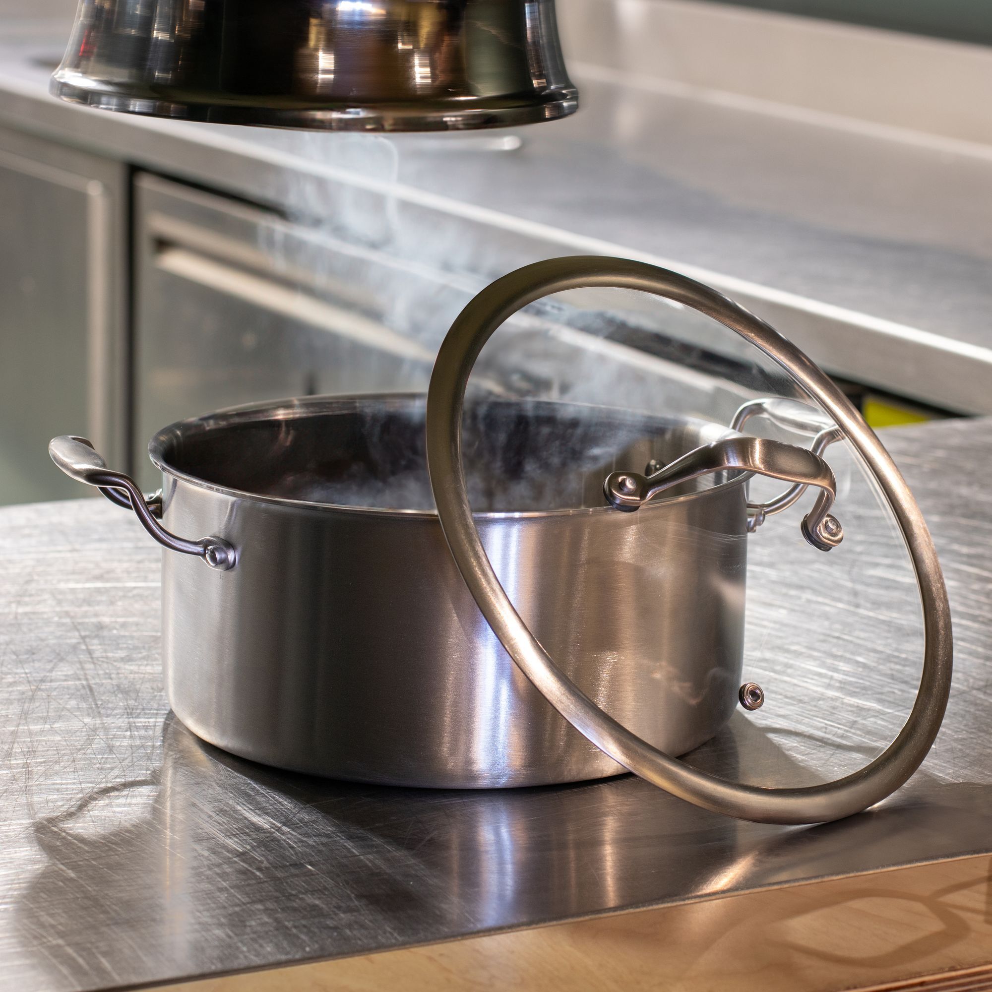 Faitout acier inoxydable 24cm - fait en France - tous feux TRIPLY