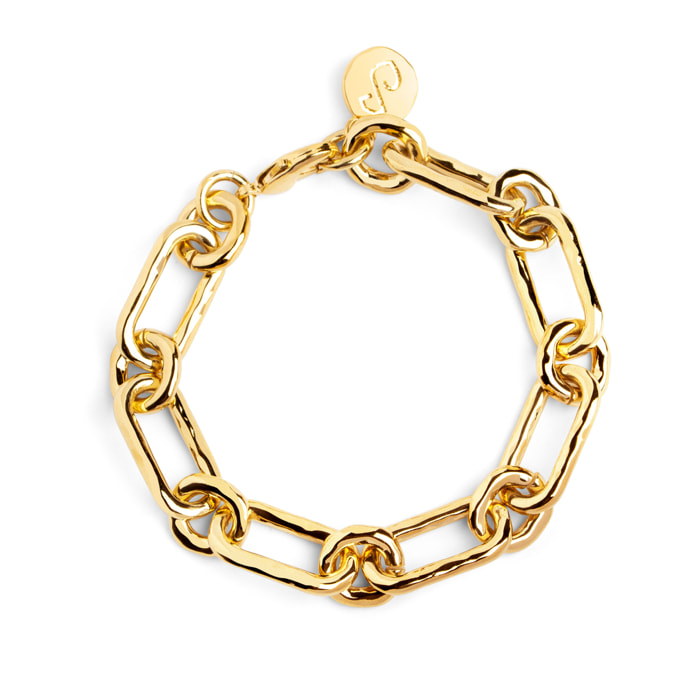 Pulsera Zambia Link Baño Oro