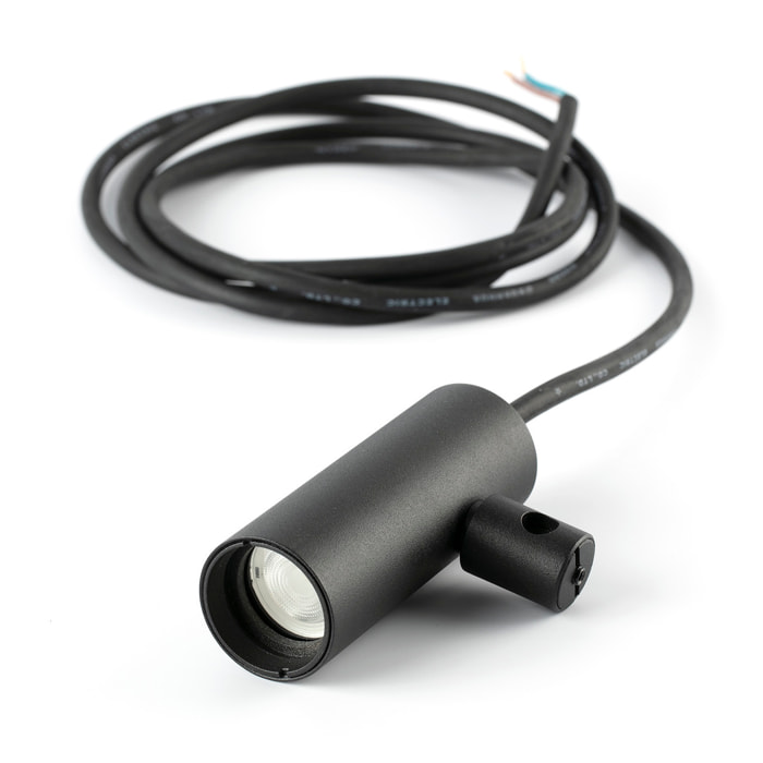 CLAP Proiettore nero 6W 3000K 38°