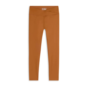 Leggings 7/8 effetto pelle vita regular