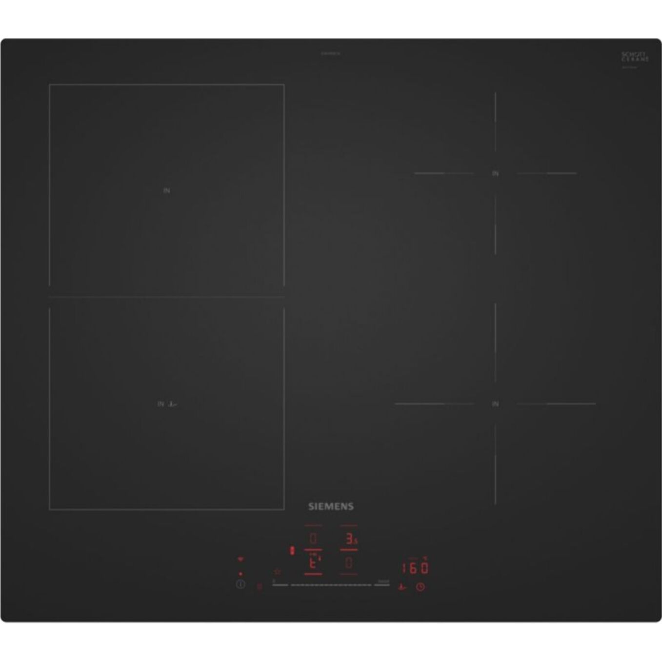 Plaque induction SIEMENS ED61AHSC1E Noir Mat