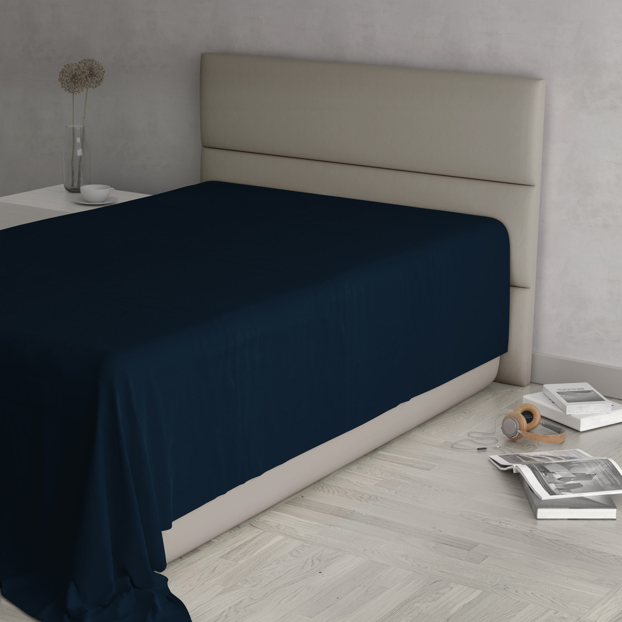 LENZUOLO SOPRA TINTA UNITA MAX COLOR, 100% COTONE - SINGOLO