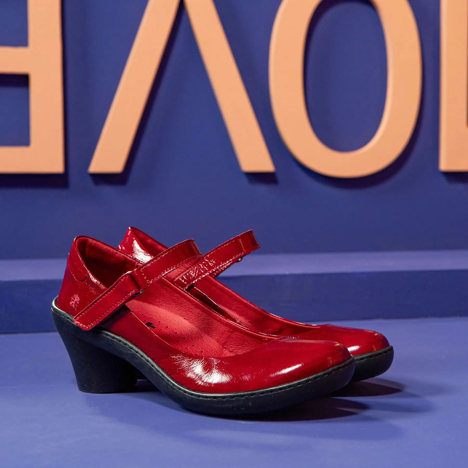 Zapatos con tacón 1440 PATENT FLASH RED/ ALFAMA color Red