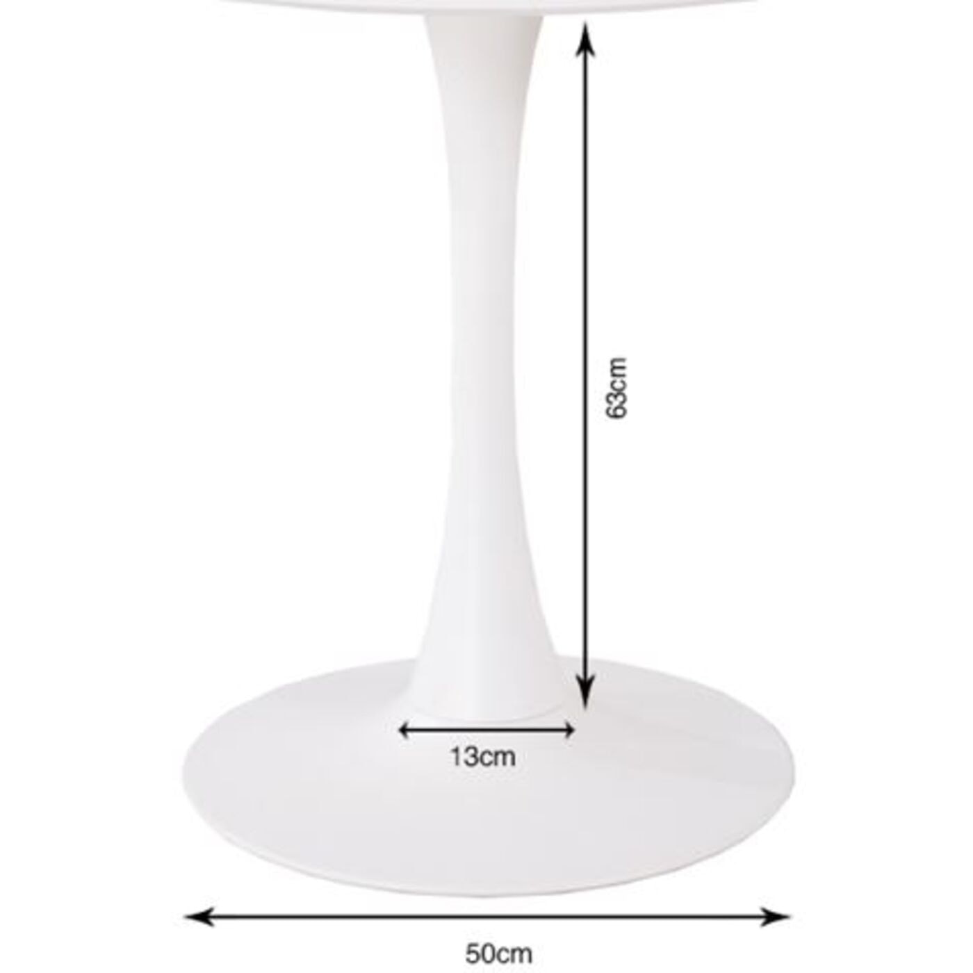 Table Schickeria chêne et blanche Kare Design