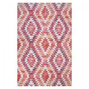 Tapis extérieur tissé kilim rectangle HIDU