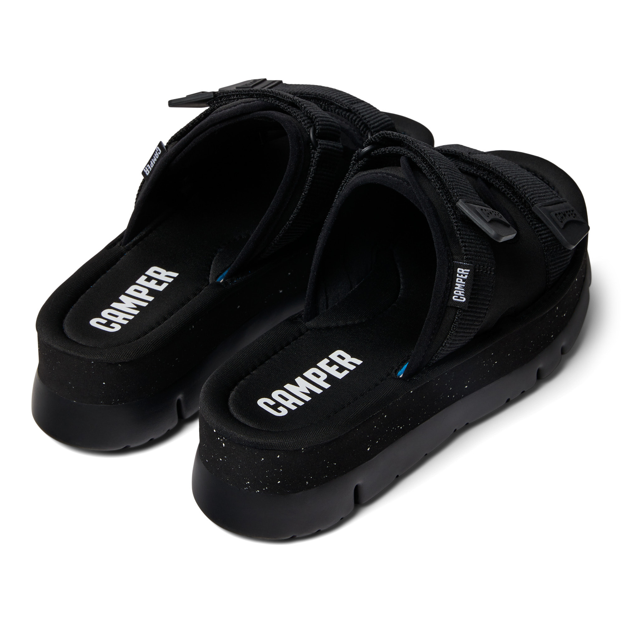 Sandalias - CAMPER Oruga Up - Negro - Textil técnico (poliéster reciclado)