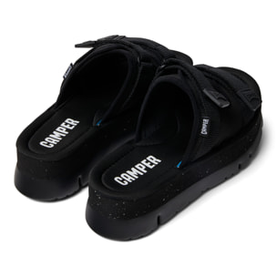 Sandalias - CAMPER Oruga Up - Negro - Textil técnico (poliéster reciclado)