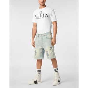PHILIPP PLEIN Pantalones cortos vaqueros