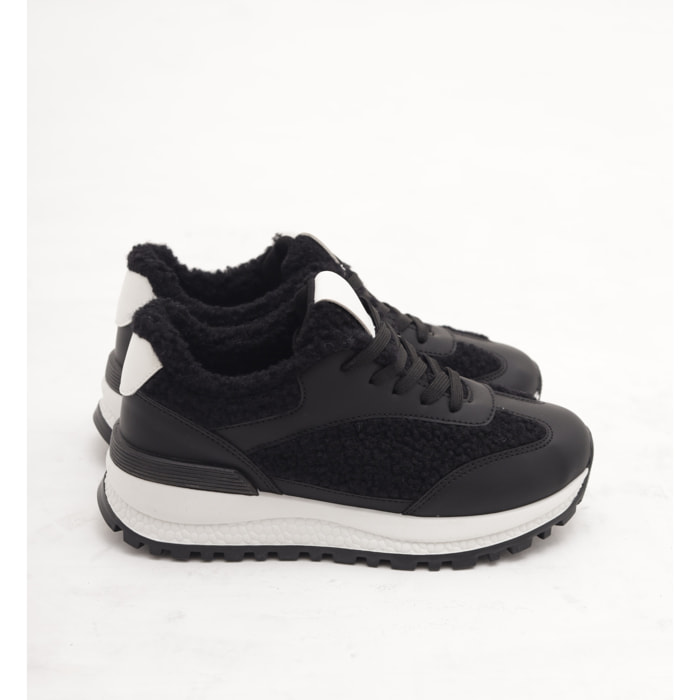 SNEAKERS RUNNING FUR NERO