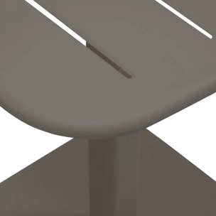 Table de jardin 2 places Alegoria 70x70cm café