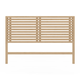 Tête de lit sur pieds Ava en tasseaux 160cm