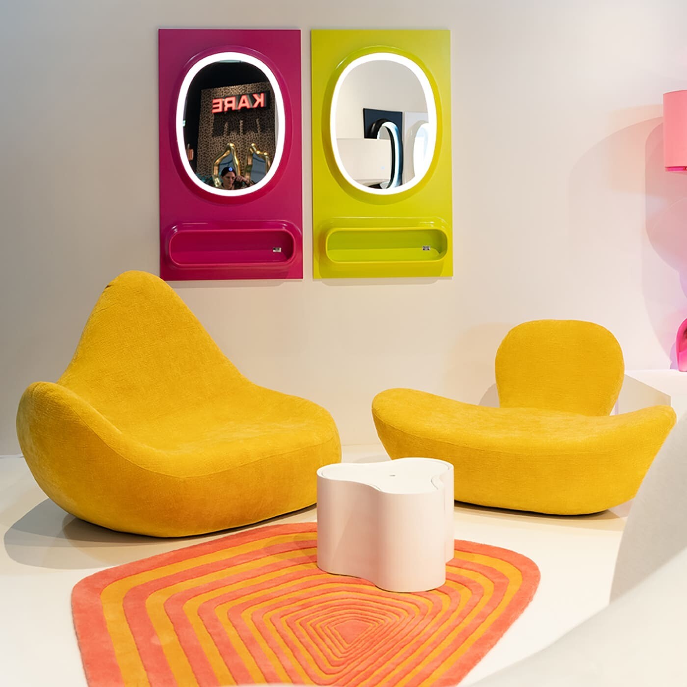 Tapis Electric Diamond 240x170cm orange Kare Design