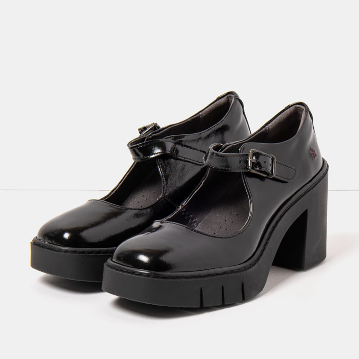 Zapatos 1984 NAPPA SHINNY BLACK/BERNA color Black