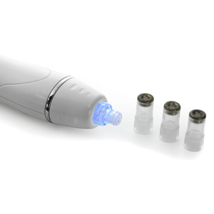 Instrumento de peeling, succión de puntos negros, microdermoabrasión de diamante. Limpieza de la piel y poros.