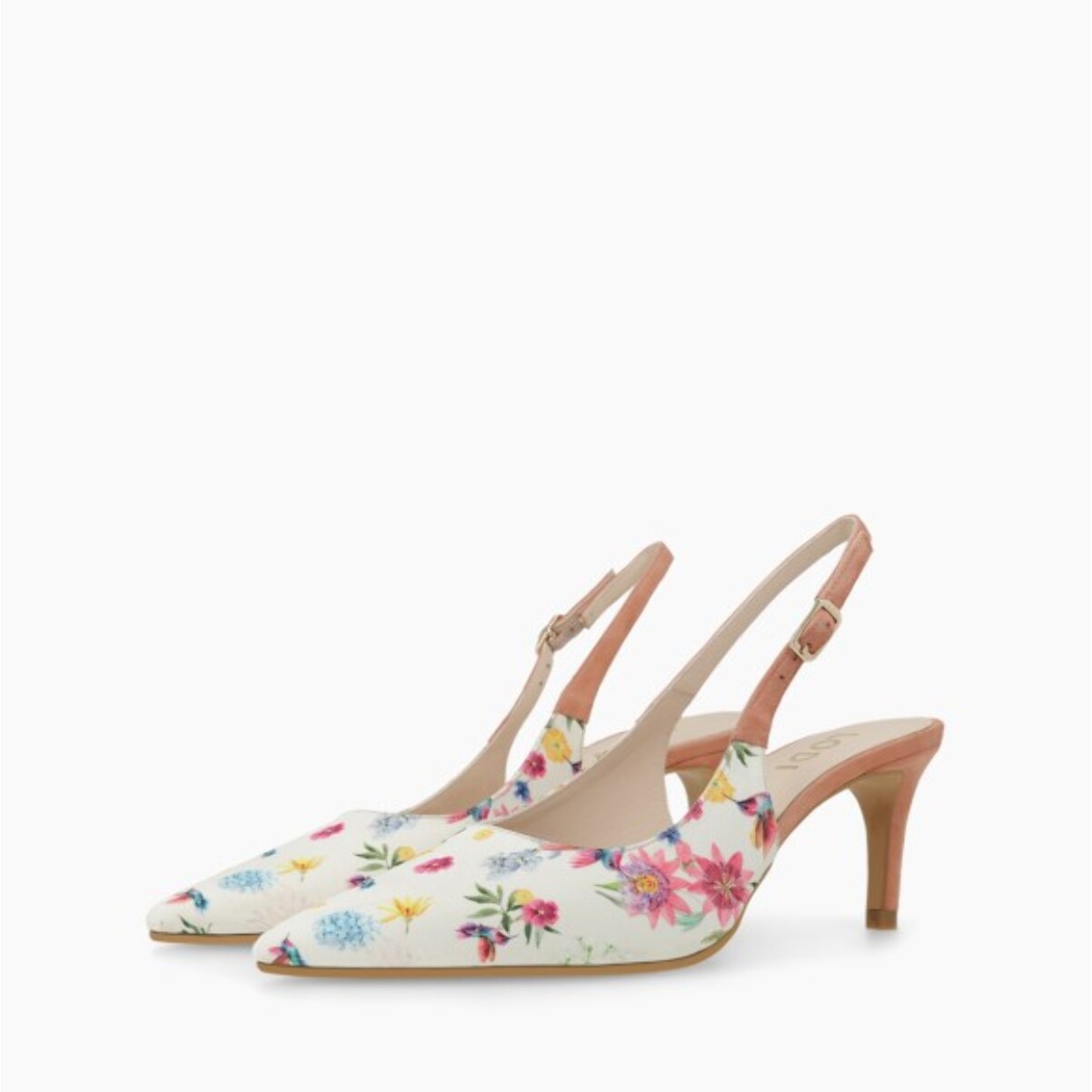 ZAPATOS DE SALÓN FLORAL ROSA NOLASA-TE