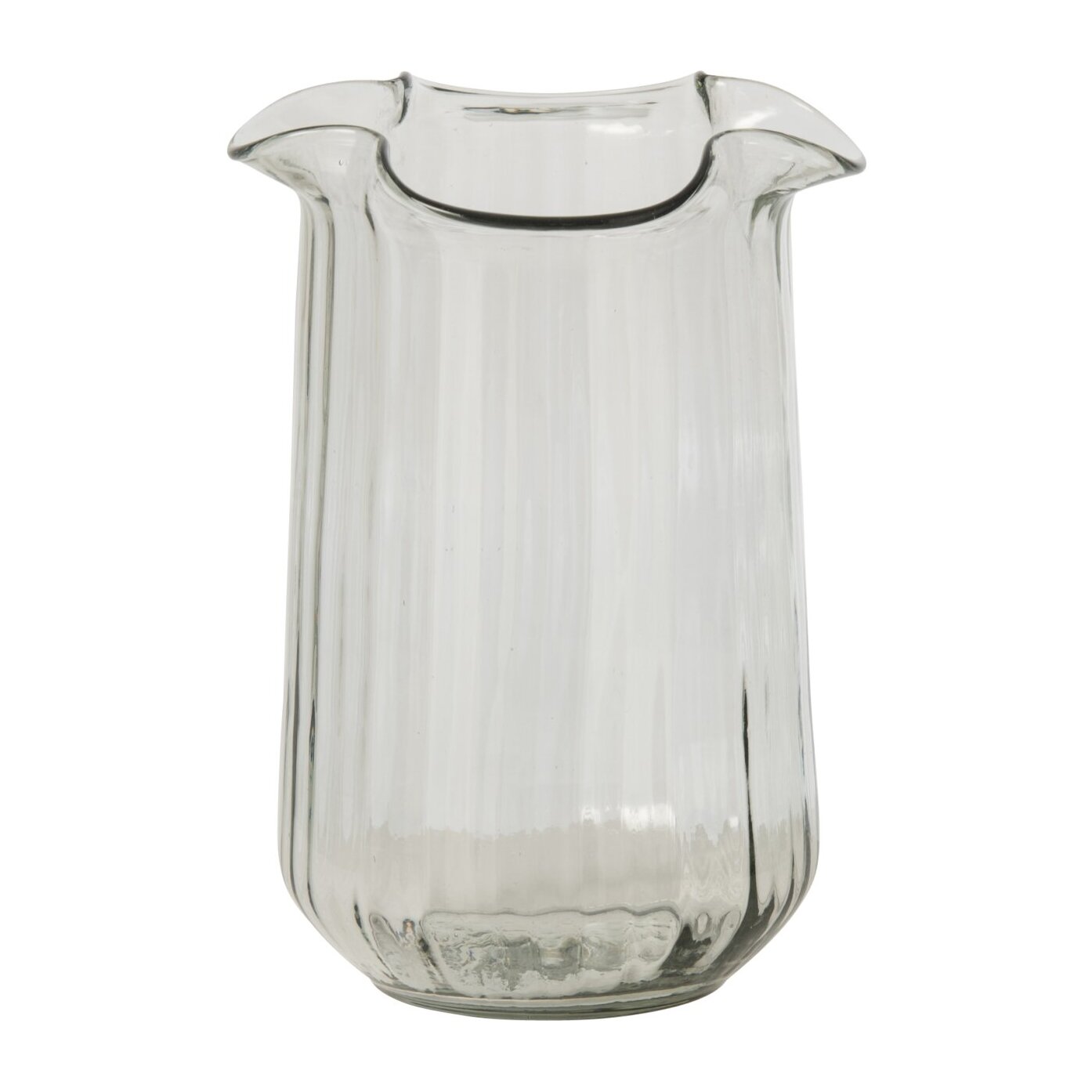 J-Line vase - verre transparent - medium