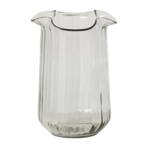 J-Line vase - verre transparent - medium