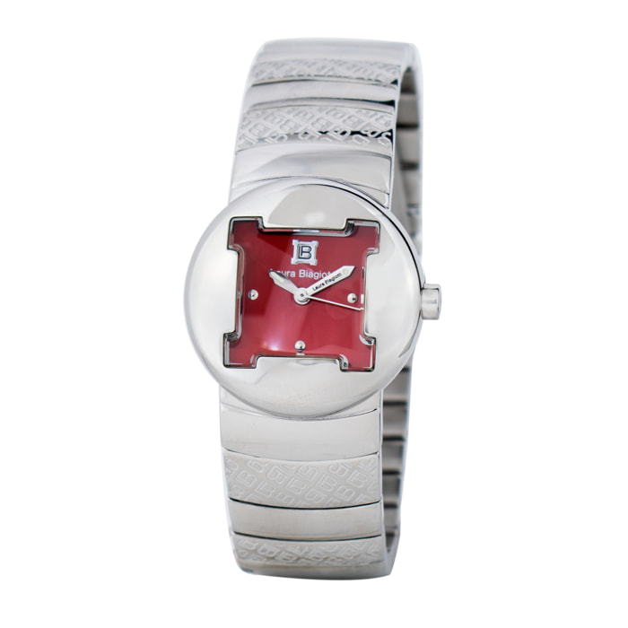 Reloj Laura Biagiotti LB0050L-01M Mujer Analogico Cuarzo con Correa de Acero