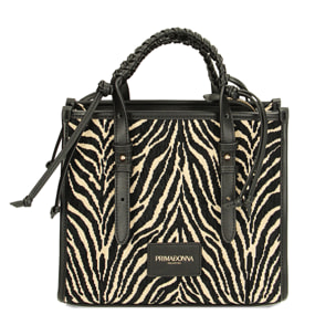 Borsa a mano zebrata
