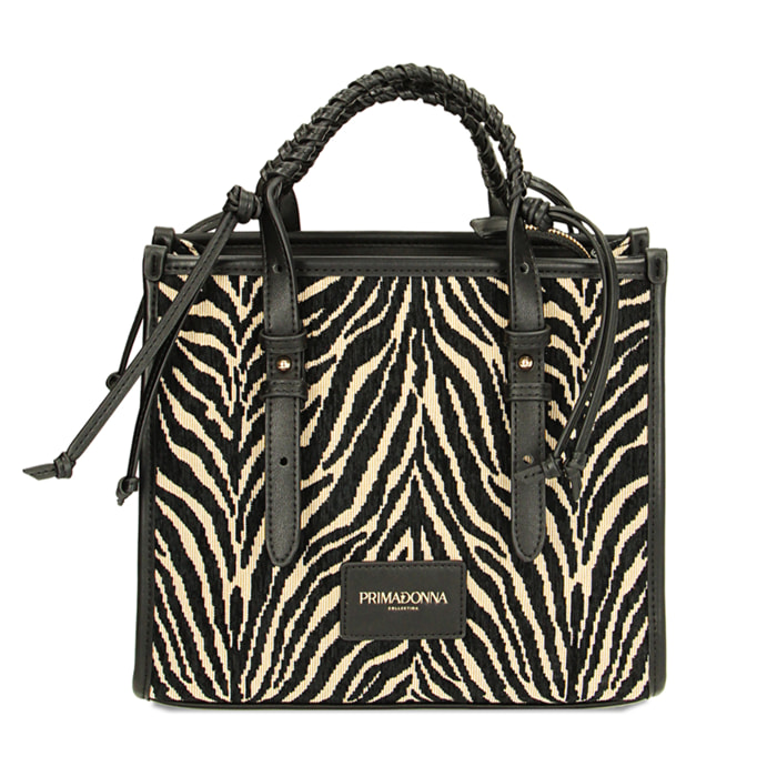 Borsa a mano zebrata