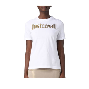 Camiseta Just Cavalli con logo metálico