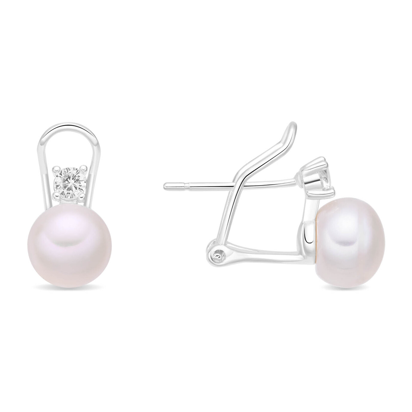 Pendientes Upin acabado plata