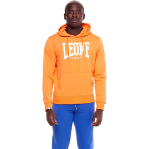Sudadera de hombre Leone Basic de algodón no perchado con capucha