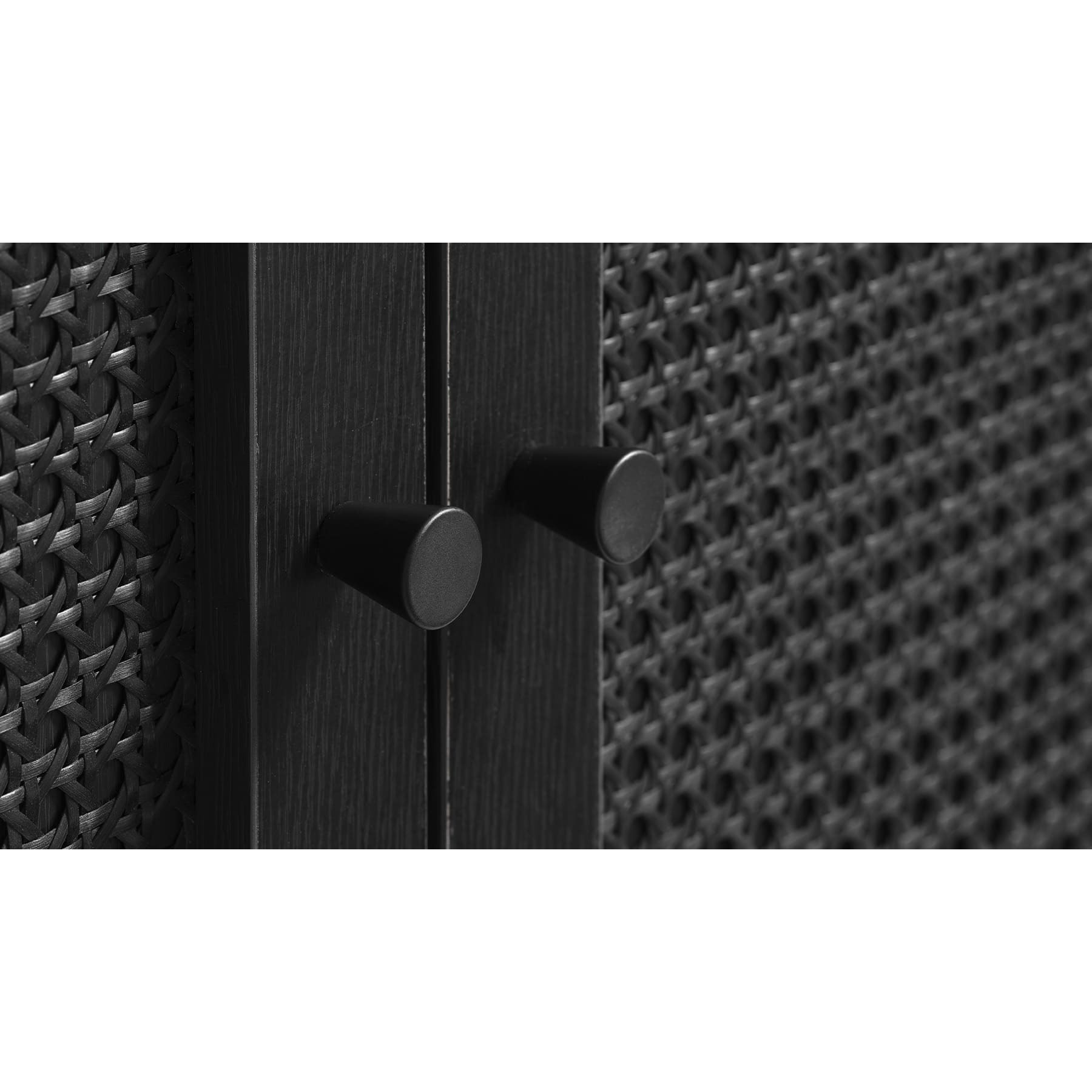 Buffet bois et cannage manarola 140x40cm