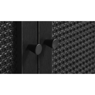 Buffet bois et cannage manarola 140x40cm