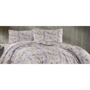 Parure housse de couette et taie(s) d'oreiller coton imprimé