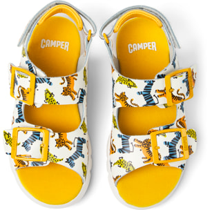 Sandalias - CAMPER Oruga - Multicolor - Cuero liso