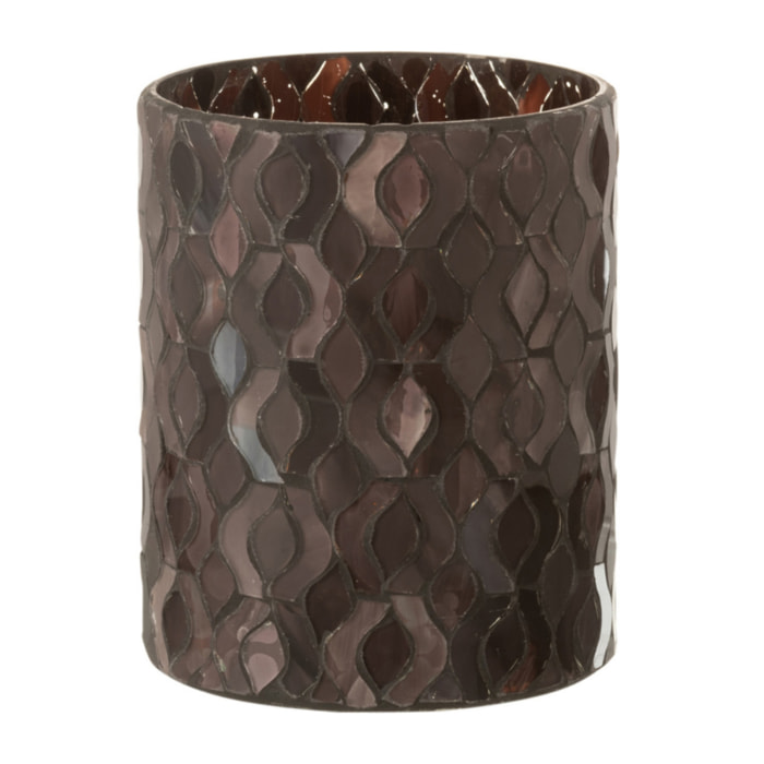 J-Line photophore Motifs - verre - rose foncé - small