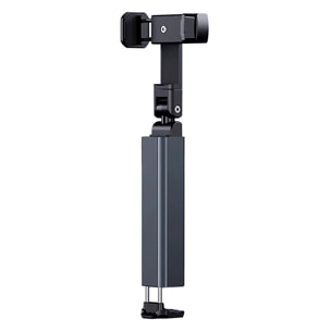 Estabilizador de móvil plegable con palo selfie extensible, giro 360° y soporte ajustable. Compacto, portátil y compatible con la mayoría de smartphones.