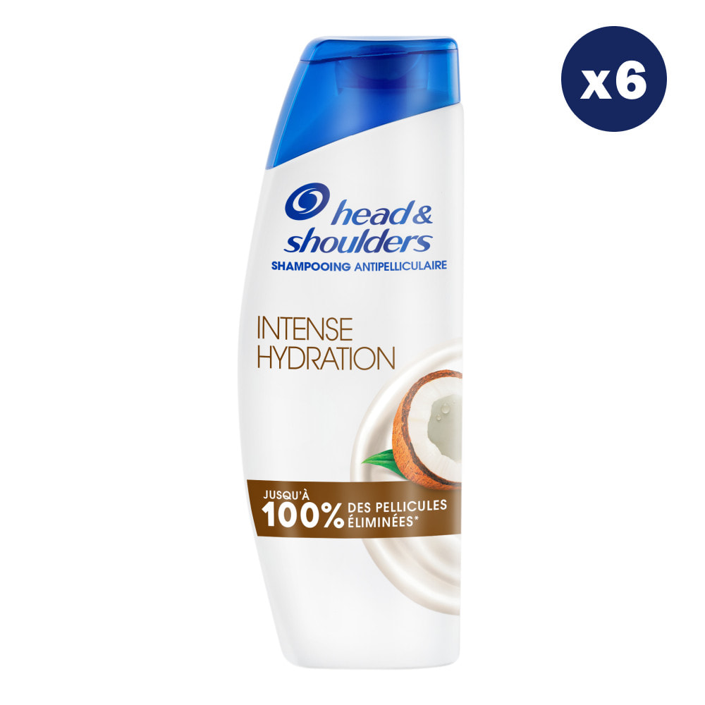 6 Shampoings Intense Hydratation 330ml - Head & Shoulders