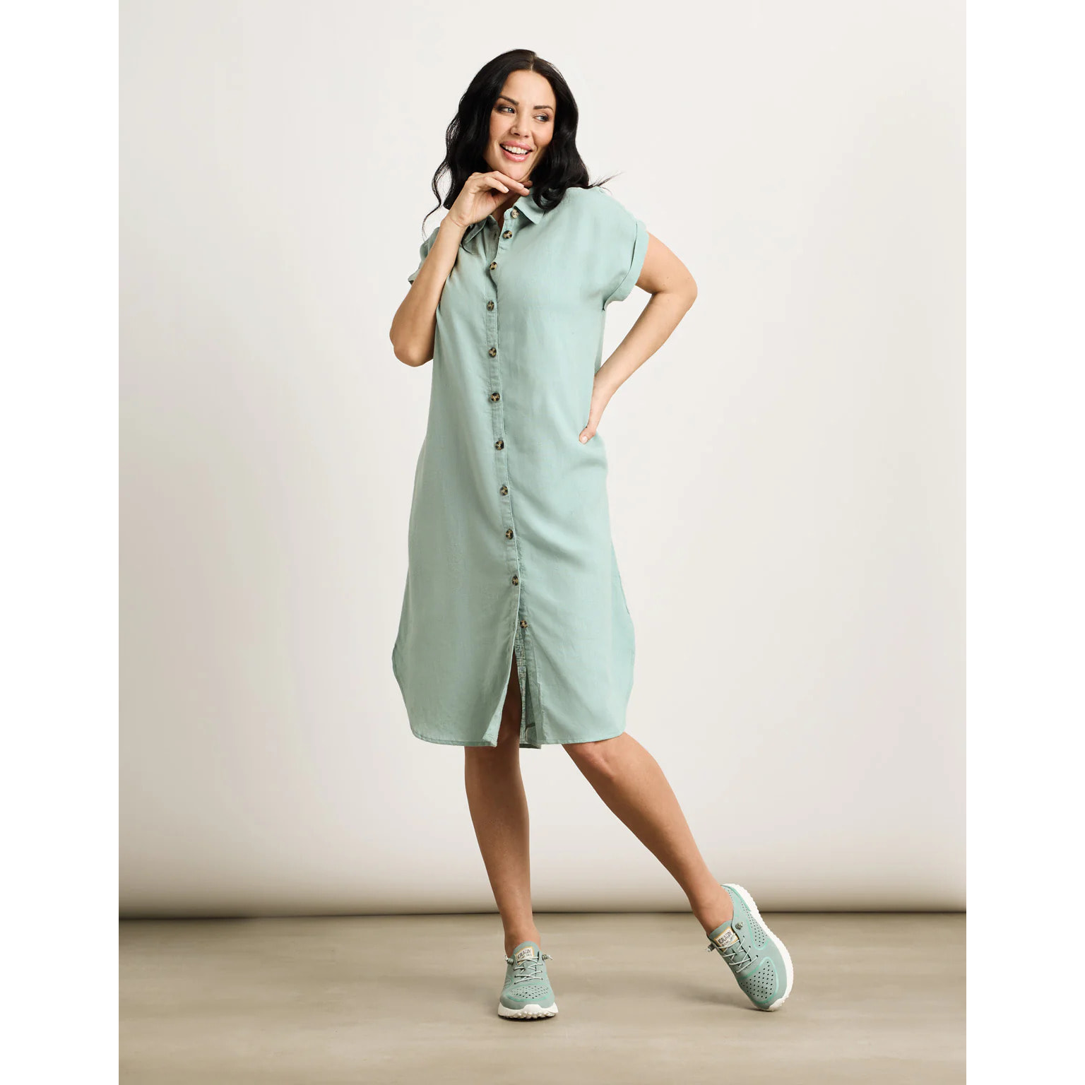 Vestido Midi Turquesa - Bayo