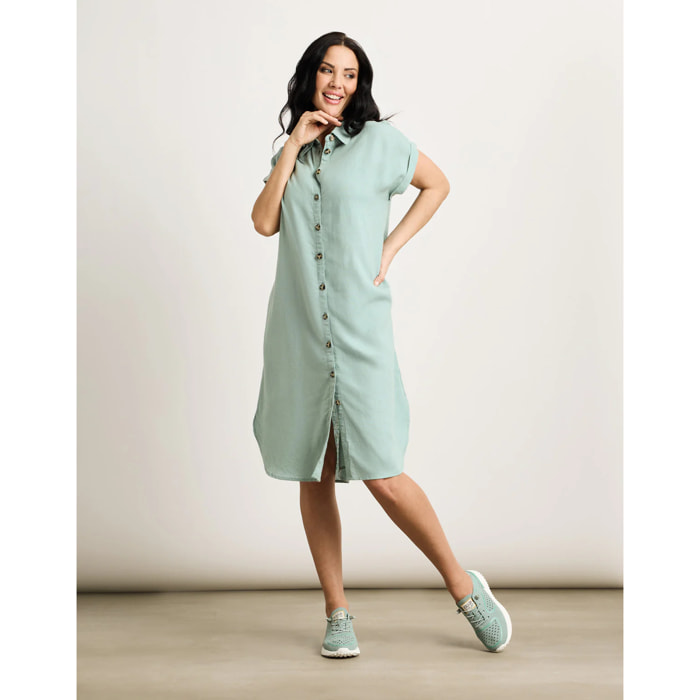 Vestido Midi Turquesa - Bayo