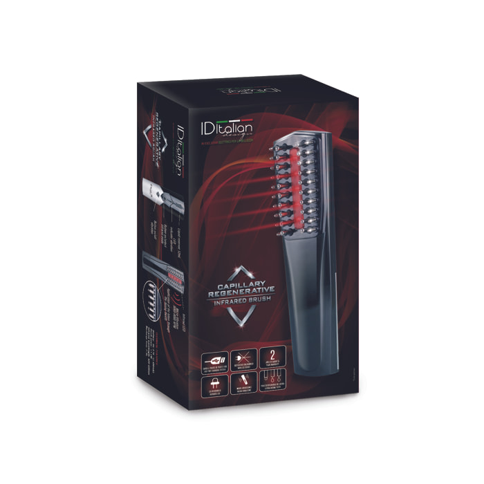 Brosse Capillaire Régénérative Infrarouge - Noir - 7V